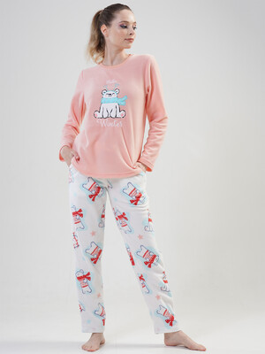 Купить Флисовый теплый костюм женский VIENETTA 2030370183 в Украина в Lingerie.ua - Одяг для дому та відпочинку, Фото 4