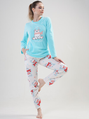 Купить Флисовый теплый костюм женский VIENETTA 2030370183 в Украина в Lingerie.ua - Одяг для дому та відпочинку, Фото 6