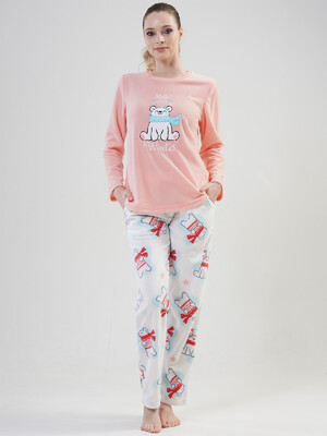 Купить Флисовый теплый костюм женский VIENETTA 2030370183 в Украина в Lingerie.ua - Одяг для дому та відпочинку, Фото 9