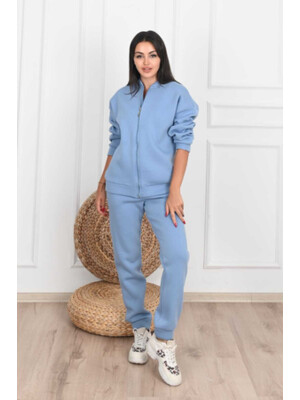 Купить Теплый трикотажный женский костюм с начесом ADROM 3487 в Украина