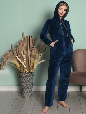 Купить Теплый плюшевый женский костюм COCOON U84-5031 в Украина в Lingerie.ua - Одяг для дому та відпочинку, Фото 4