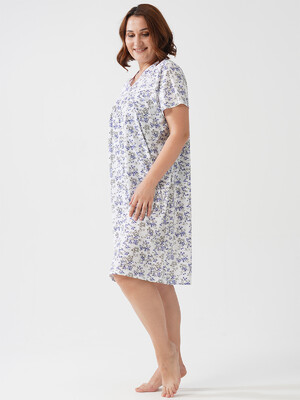 Купить Туника с коротким рукавом из хлопка VIENETTA 2015663025 большие размеры в Украина в Lingerie.ua - Одяг для дому та відпочинку, Фото 3