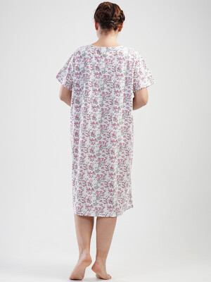 Купить Туника с коротким рукавом из хлопка VIENETTA 2015663025 большие размеры в Украина в Lingerie.ua - Одяг для дому та відпочинку, Фото 6