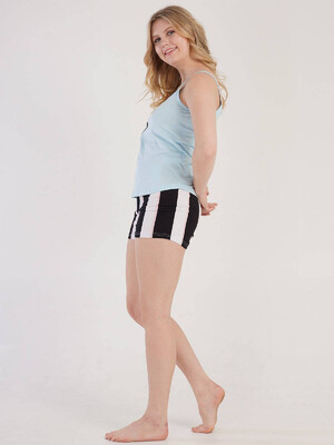 Купить Хлопковая пижама с шортами VIENETTA 2111500351 в Украина в Lingerie.ua - Одяг для дому та відпочинку, Фото 3