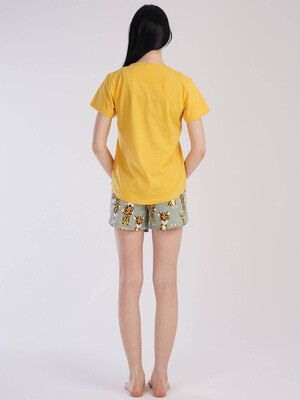 Купить Хлопковая пижама с шортами VIENETTA 2122225889 в Украина в Lingerie.ua - Одяг для дому та відпочинку, Фото 6