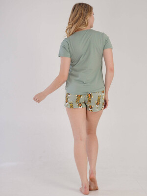 Купить Хлопковая пижама с шортами VIENETTA 2122225889 в Украина в Lingerie.ua - Одяг для дому та відпочинку, Фото 8