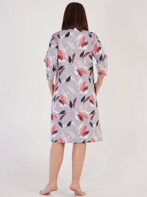 Купить Хлопковый халат на молнии VIENETTA 2120430554 в Украина в Lingerie.ua - Одяг для дому та відпочинку, Фото 4