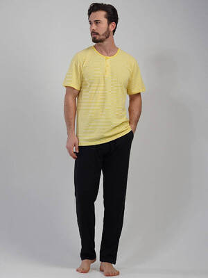 Купить Бавовняна піжама зі штанами VIENETTA MAN 1111770000 в Украина в Lingerie.ua - Одяг для дому та відпочинку, Фото 4