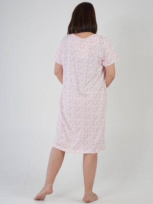 Купить Хлопковая ночная сорочка с коротким рукавом VIENETTA 1611843214 в Украина в Lingerie.ua - Одяг для дому та відпочинку, Фото 2