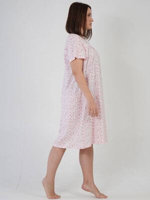 Купить Хлопковая ночная сорочка с коротким рукавом VIENETTA 1611843214 в Украина в Lingerie.ua - Одяг для дому та відпочинку, Фото 4