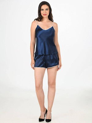 Купить Шёлковый комплект с  шортами VIENETTA SATEEN 1609924869  в Украина в Lingerie.ua - Одяг для дому та відпочинку, Фото 1
