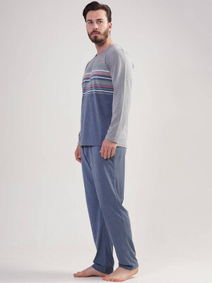 Купить Хлопковая пижама с длинным рукавом VIENETTA MAN 2041260000 в Украина в Lingerie.ua - Одяг для дому та відпочинку, Фото 2