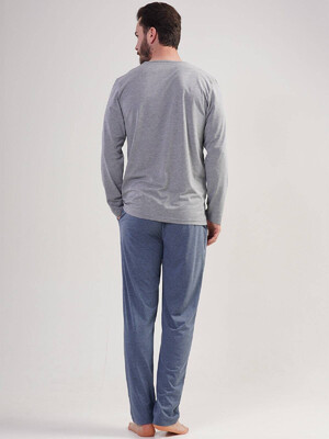 Купить Хлопковая пижама с длинным рукавом VIENETTA MAN 2041260000 в Украина в Lingerie.ua - Одяг для дому та відпочинку, Фото 3