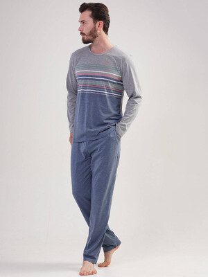 Купить Хлопковая пижама с длинным рукавом VIENETTA MAN 2041260000 в Украина в Lingerie.ua - Одяг для дому та відпочинку, Фото 4