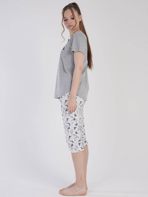 Купить Хлопковый комплект с бриджами VIENETTA 2122384467 в Украина в Lingerie.ua - Одяг для дому та відпочинку, Фото 4