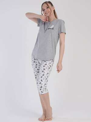 Купить Хлопковый комплект с бриджами VIENETTA 2122384467 в Украина в Lingerie.ua - Одяг для дому та відпочинку, Фото 5