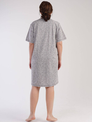 Купить Хлопковая ночная сорочка большого размера VIENETTA 2123490488 в Украина в Lingerie.ua - Одяг для дому та відпочинку, Фото 2