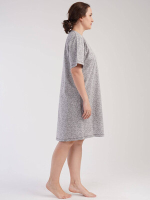 Купить Хлопковая ночная сорочка большого размера VIENETTA 2123490488 в Украина в Lingerie.ua - Одяг для дому та відпочинку, Фото 3