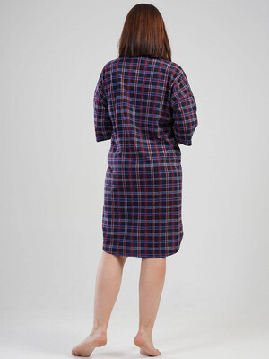 Купить Хлопковый халат рубашка VIENETTA 1120774957 в Украина в Lingerie.ua - Одяг для дому та відпочинку, Фото 3
