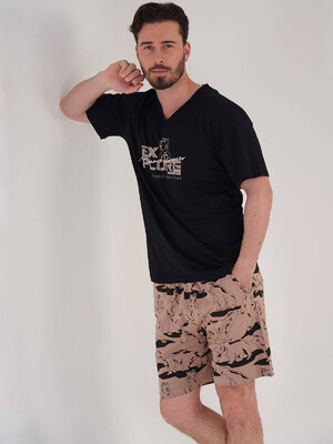 Купить Хлопковый комплект с шортами VIENETTA MAN 2124311315 в Украина в Lingerie.ua - Одяг для дому та відпочинку, Фото 2