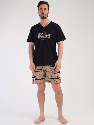 Купить Хлопковый комплект с шортами VIENETTA MAN 2124311315 в Украина в Lingerie.ua - Одяг для дому та відпочинку, Фото 3