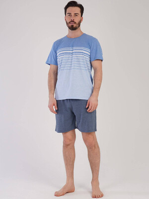 Купить Хлопковый повседневный костюм с шортами VIENETTA MAN 2125610000 в Украина в Lingerie.ua - Одяг для дому та відпочинку, Видео