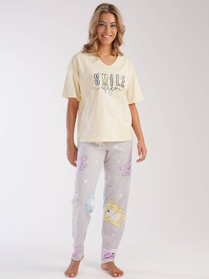 Купить Хлопковая пижама с брюками VIENETTA 2121891510 в Украина в Lingerie.ua - Одяг для дому та відпочинку, Фото 4