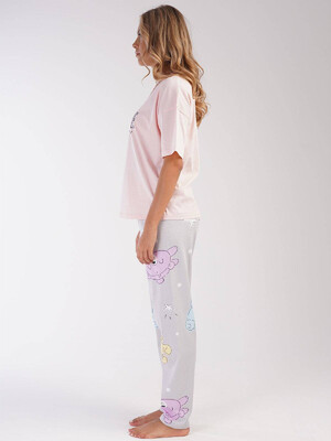 Купить Хлопковая пижама с брюками VIENETTA 2121891510 в Украина в Lingerie.ua - Одяг для дому та відпочинку, Фото 5