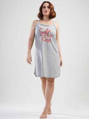 Купить Ночная сорочка на бретельках VIENETTA 1112771294 в Украина в Lingerie.ua - Одяг для дому та відпочинку, Фото 4