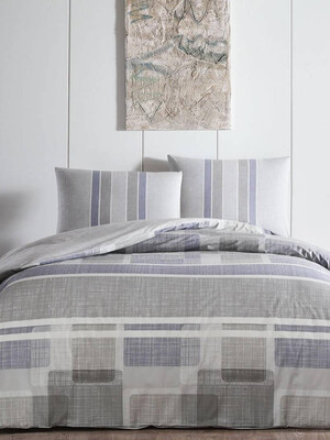 Купить Постельный комплект полуторный TAC Ranforсe Domino   в Украина в Lingerie.ua - Одяг для дому та відпочинку, Фото 1