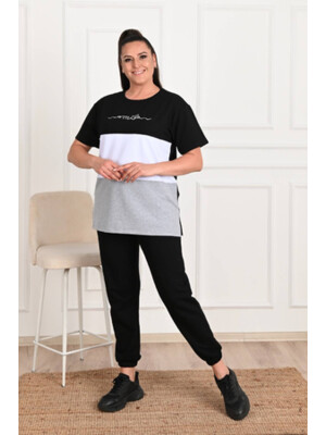 Купить Костюм женский ADROM 3370 футболка и джоггеры большой размер в Украина в Lingerie.ua - Одяг для дому та відпочинку, Фото 1