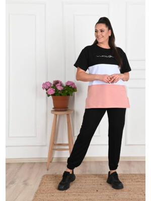 Купить Костюм женский ADROM 3370 футболка и джоггеры большой размер в Украина в Lingerie.ua - Одяг для дому та відпочинку, Фото 2