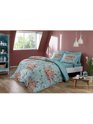 Купить Постельный комплект семейный TAC Digital Saten Alanis  в Украина в Lingerie.ua - Одяг для дому та відпочинку, Фото 2