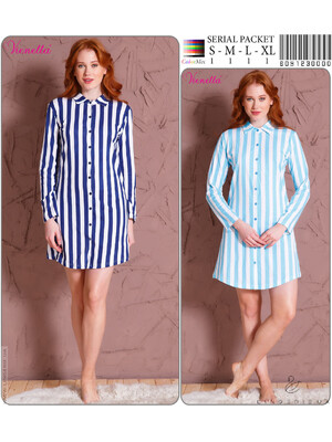 Купить Халат-сорочка VIENETTA VIENETTA 6091230000 в Украина в Lingerie.ua - Одяг для дому та відпочинку, Фото 2