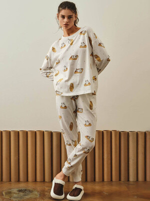 Купить Хлопковая пижама с брюками HAYS 27368 в Украина в Lingerie.ua - Одяг для дому та відпочинку, Фото 12