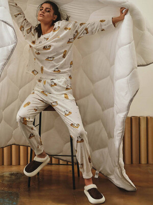 Купить Хлопковая пижама с брюками HAYS 27368 в Украина в Lingerie.ua - Одяг для дому та відпочинку, Фото 10