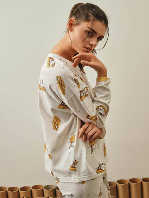 Купить Хлопковая пижама с брюками HAYS 27368 в Украина в Lingerie.ua - Одяг для дому та відпочинку, Фото 9