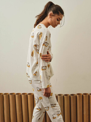 Купить Хлопковая пижама с брюками HAYS 27368 в Украина в Lingerie.ua - Одяг для дому та відпочинку, Фото 8