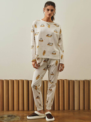 Купить Хлопковая пижама с брюками HAYS 27368 в Украина в Lingerie.ua - Одяг для дому та відпочинку, Фото 5