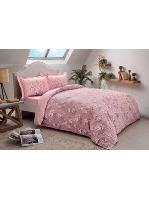 Купить Постельный комплект семейный TAC Selection Saten Lennie  в Украина в Lingerie.ua - Одяг для дому та відпочинку, Фото 1