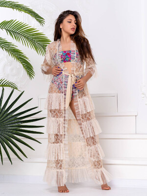 Купить Халат LINGERIE 170427 гипюровый в Украина в Lingerie.ua - Одяг для дому та відпочинку, Фото 2