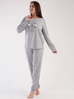 Купить Хлопковый домашний костюм с брюками VIENETTA 3041371848 в Украина в Lingerie.ua - Одяг для дому та відпочинку, Фото 4