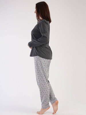 Купить Хлопковый домашний костюм с брюками VIENETTA 3041371848 в Украина в Lingerie.ua - Одяг для дому та відпочинку, Фото 5