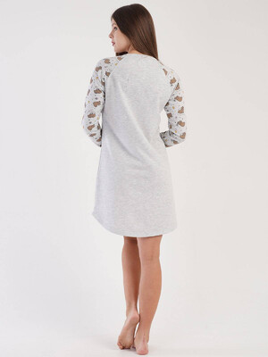 Купить Байковая туника с длинным рукавом VIENETTA 3032730593  в Украина в Lingerie.ua - Одяг для дому та відпочинку, Фото 2