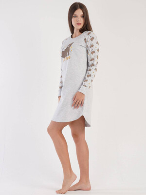 Купить Байковая туника с длинным рукавом VIENETTA 3032730593  в Украина в Lingerie.ua - Одяг для дому та відпочинку, Фото 4