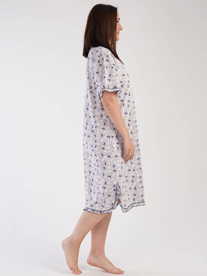 Купить Хлопковая ночная сорочка большого размера VIENETTA 3031401069 в Украина в Lingerie.ua - Одяг для дому та відпочинку, Фото 3