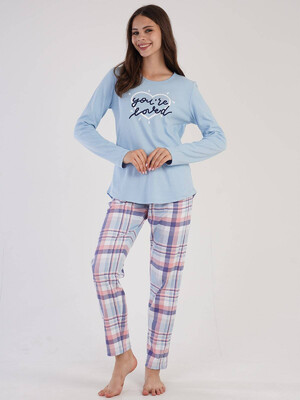 Купить Хлопковый комплект с длинным рукавом VIENETTA 3032030364 в Украина в Lingerie.ua - Одяг для дому та відпочинку, Фото 3