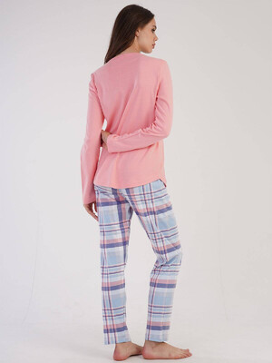 Купить Хлопковый комплект с длинным рукавом VIENETTA 3032030364 в Украина в Lingerie.ua - Одяг для дому та відпочинку, Фото 4