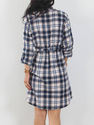 Купить Фланелевый халат в клетку на пуговицах JEN 03401 в Украина в Lingerie.ua - Одяг для дому та відпочинку, Фото 3