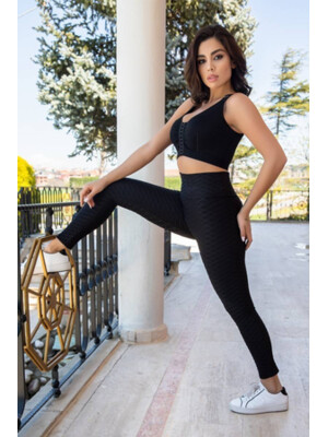 Купить Легенсы черные из вискозы COCOON G71-2745 в Украина в Lingerie.ua - Одяг для дому та відпочинку, Фото 2